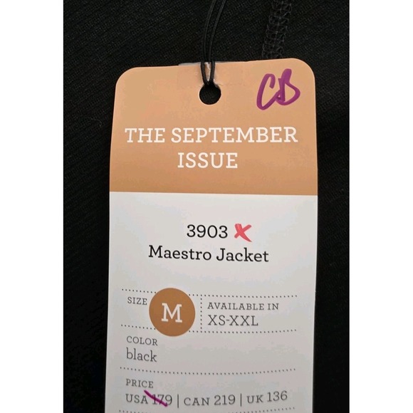 Cabi Black Maestro Long Coat Size Medium - Picture 7 of 10